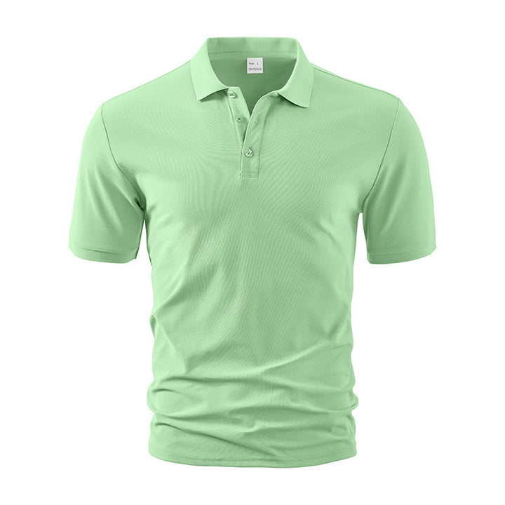 Men's polo in functional breathable material with a modern cut Lune London