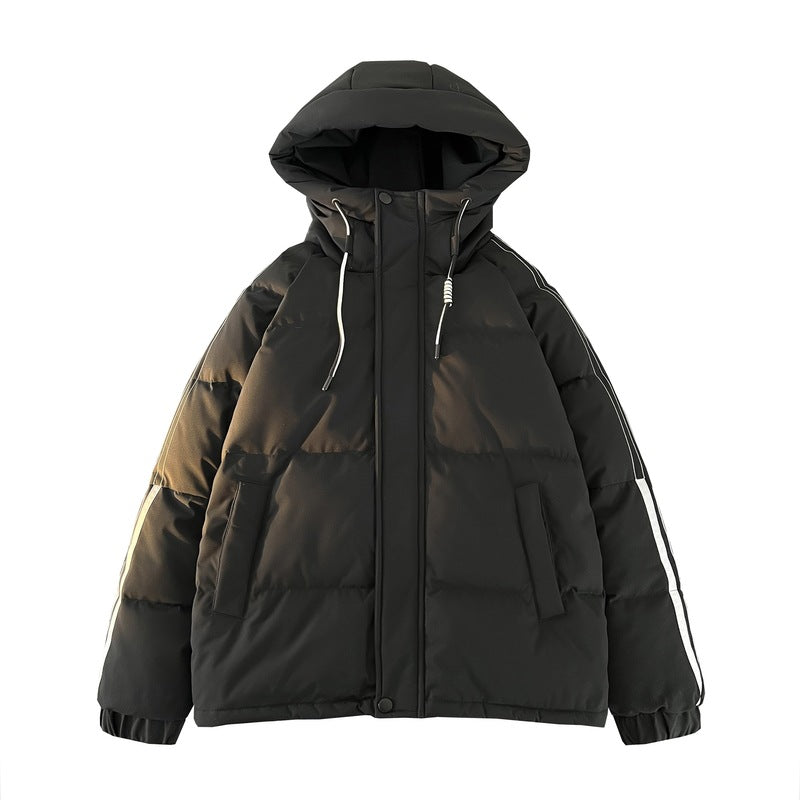 Ladies fashionable functional jacket with insulating padding and adjustable hood Lune London