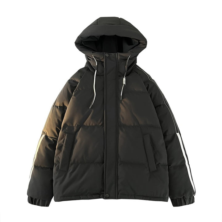 Ladies fashionable functional jacket with insulating padding and adjustable hood Lune London