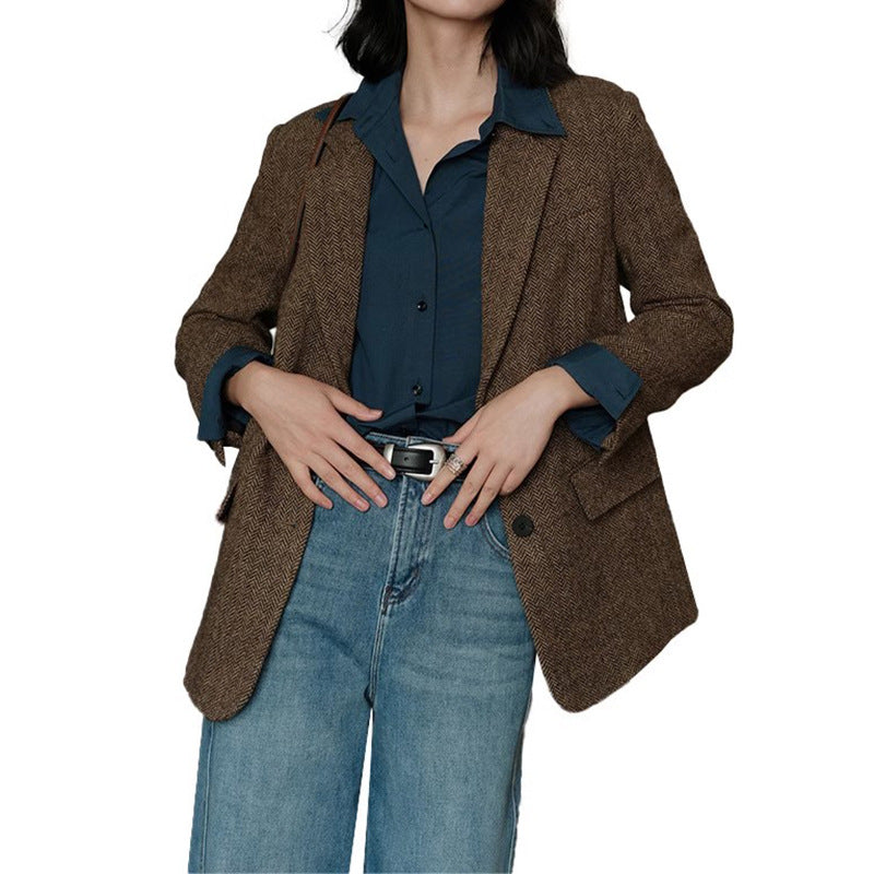 Lune London chevron pattern women's jacket