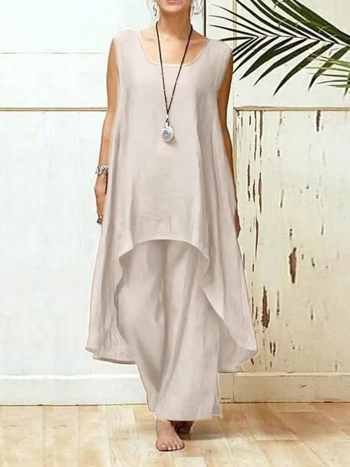 Lune London fluid maxi tunic jumpsuit for women
