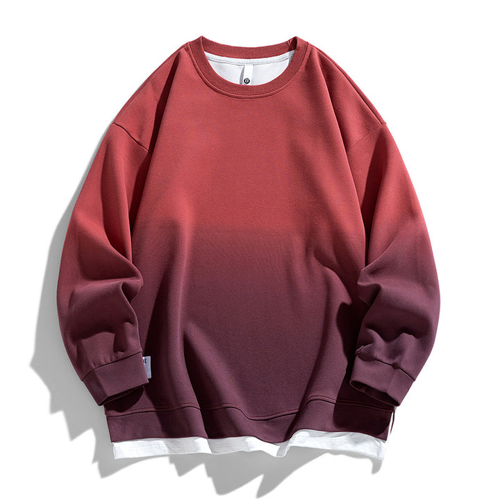 Lune London color gradient casual sweatshirt