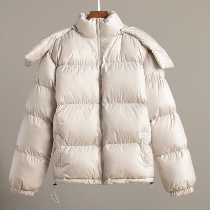 Ladies Style Jacket with High Collar and Voluminous Sleeves Lune London