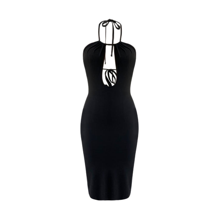 Bodycon Dress for Women with Deep V Neck and Chic & Stylish Backless Design