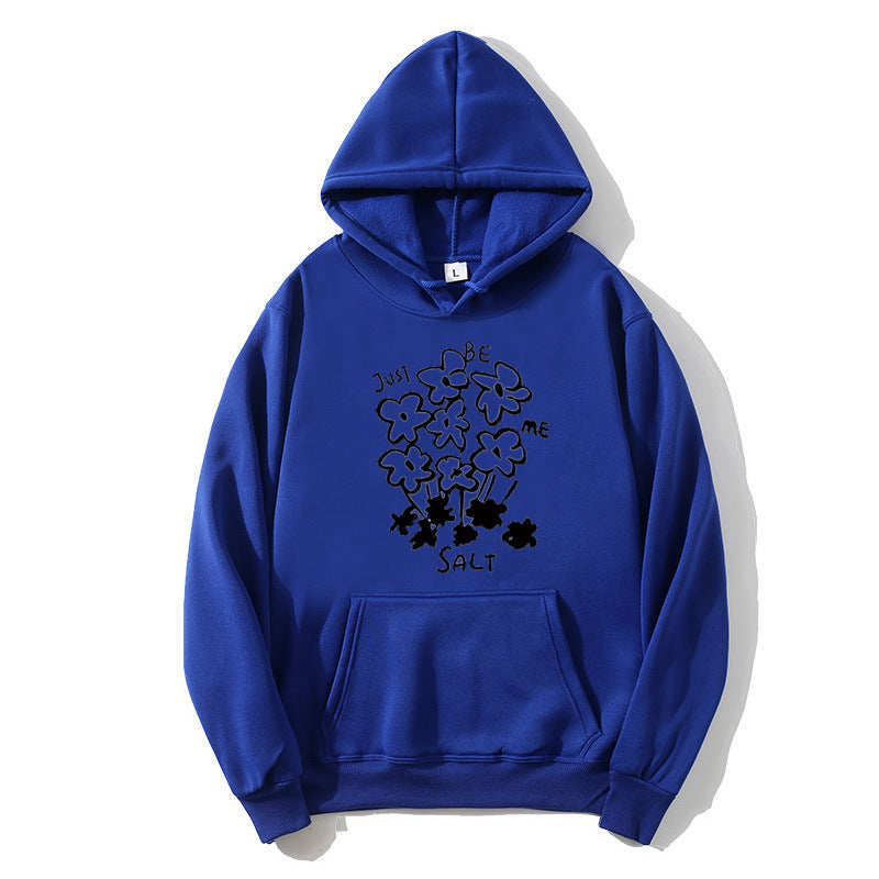 Women's hoodie with artistic floral motif Chic & Stil