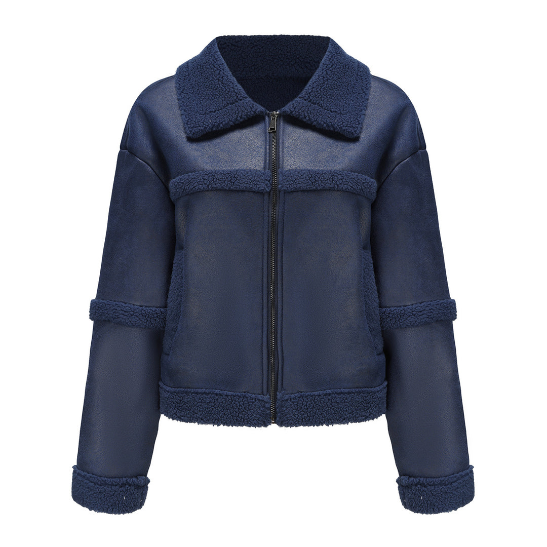 Women's transition jacket with soft fleece and stylish collar Lune London