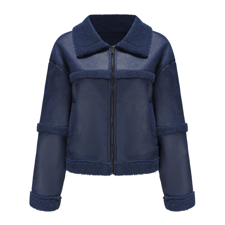 Women's transition jacket with soft fleece and stylish collar Lune London