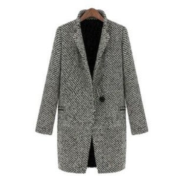 Women Stylish Double-Breasted Blazer with Classic Houndstooth Pattern Lune London