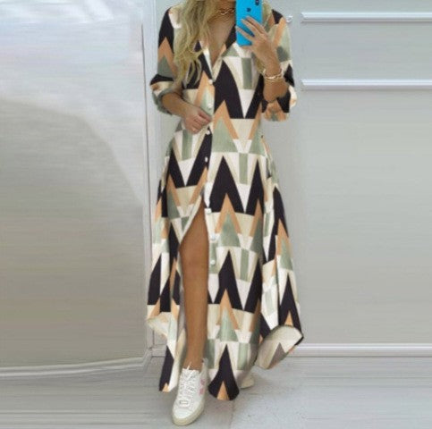 Women's Kimono Robe with Print Design Lune London