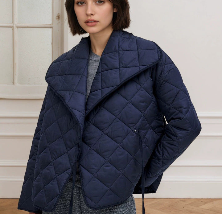 Lady quilted jacket with modern design and soft inner lining Lune London