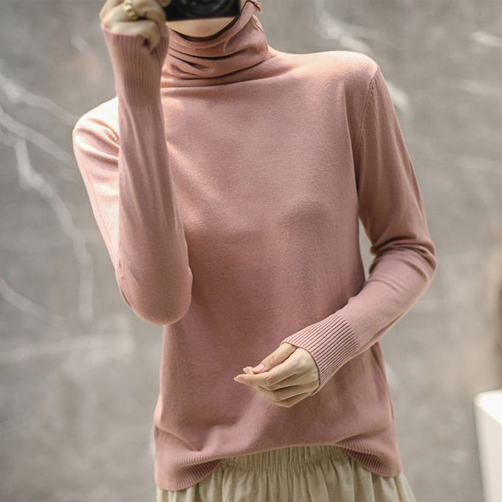 Pull col roulé de haute qualité pour femmes Chic & Stil