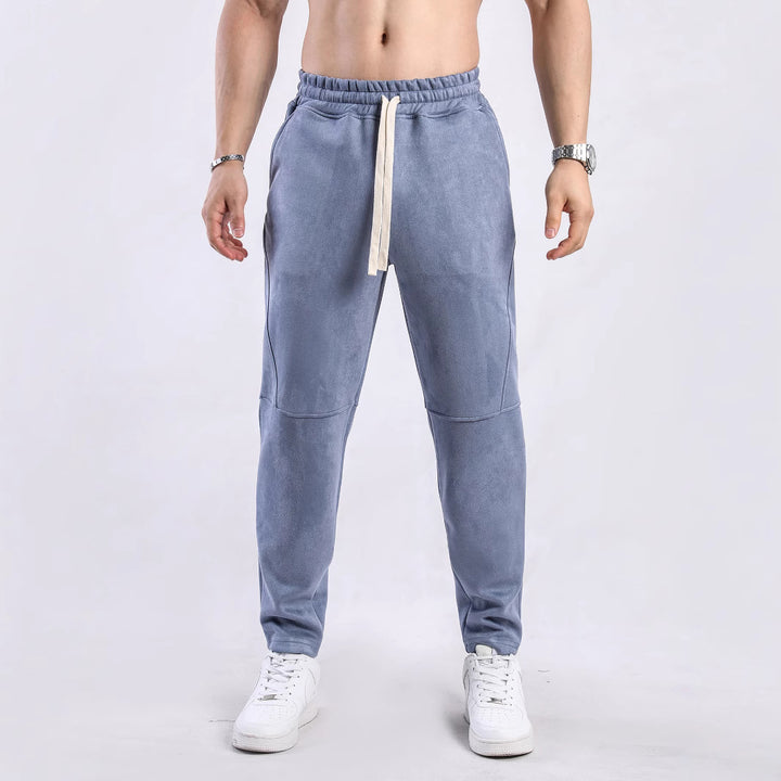 Men's sporty leisure pants with soft inner lining and practical pockets Lune London