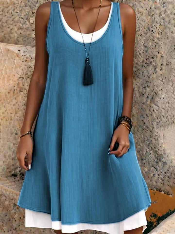 Lightweight ruffled sundress for women Lune London