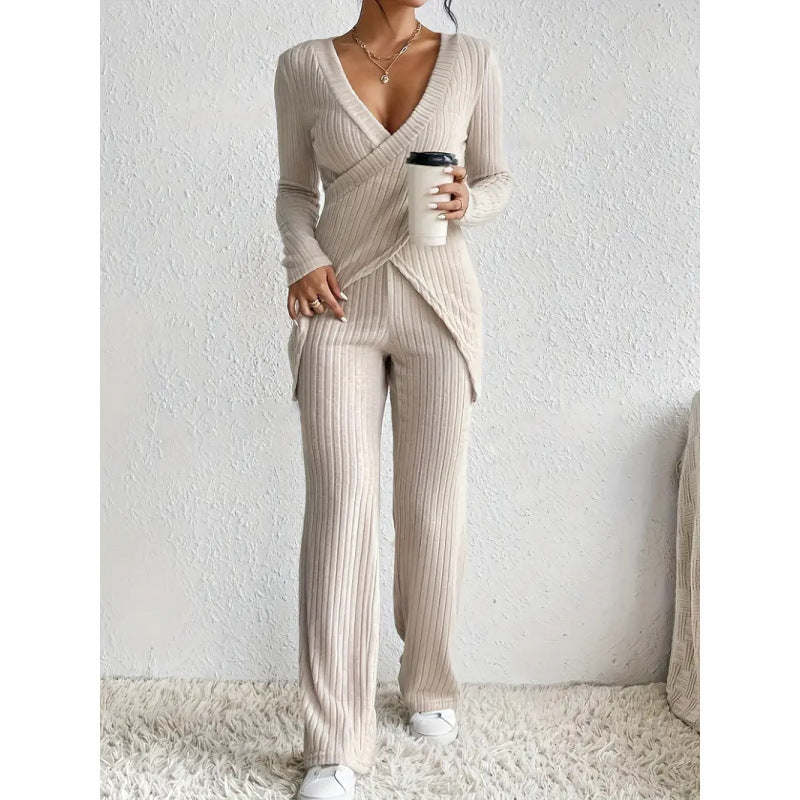 Ladies elegant casual knit set Lune London