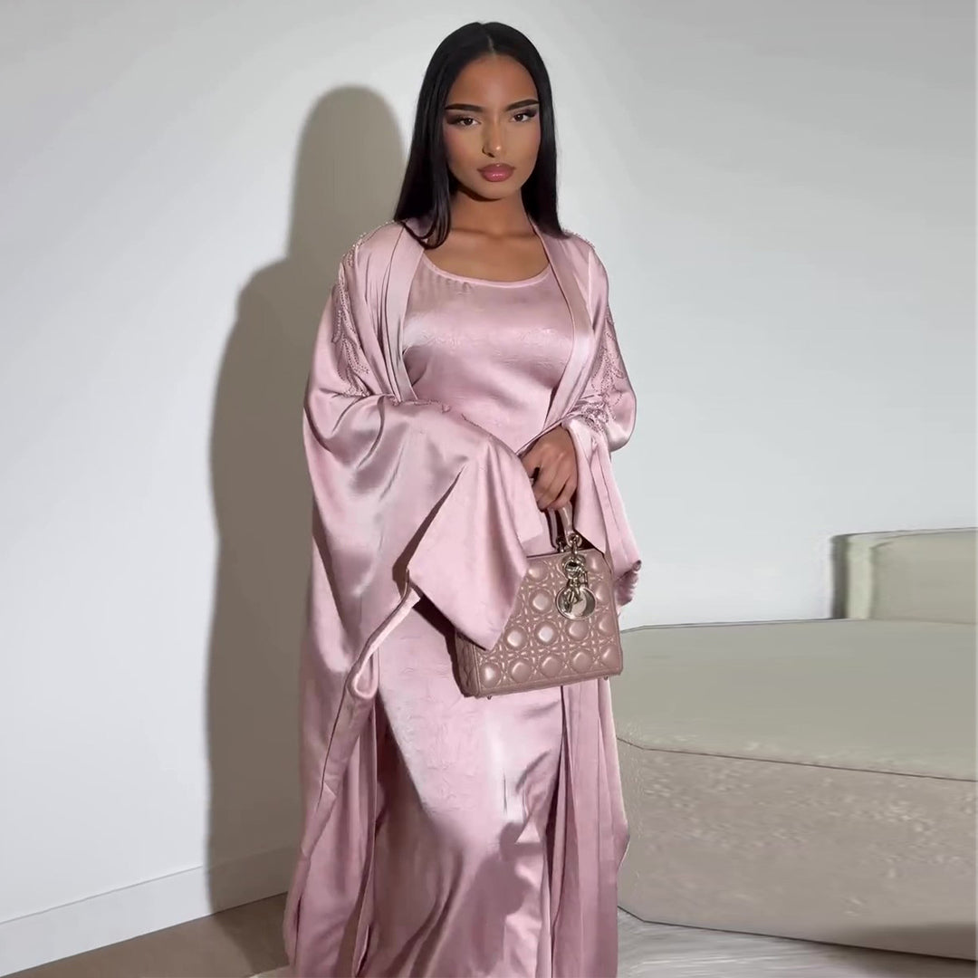 Ladies elegant maxi dress with wide cut Lune London