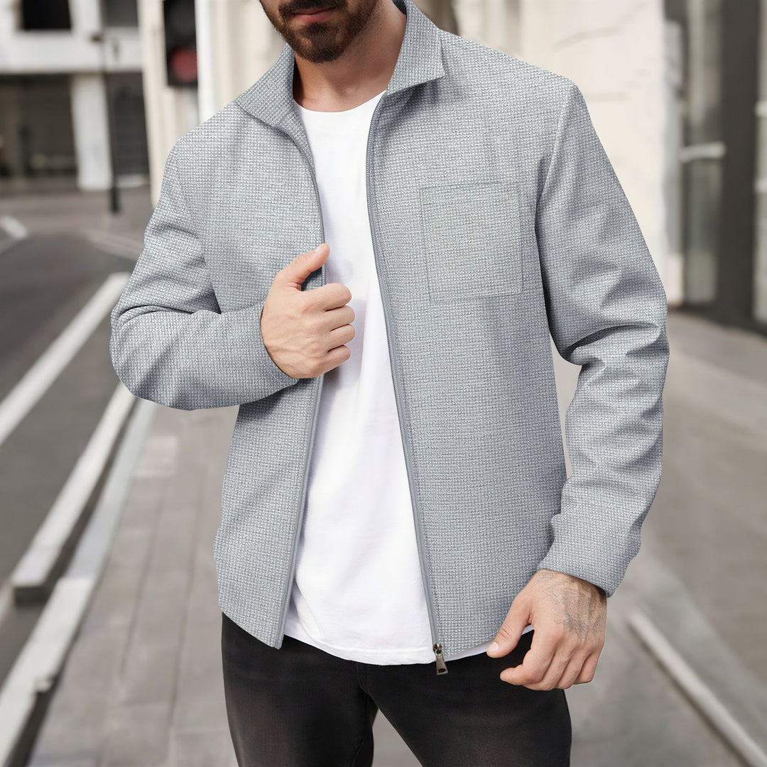 Casual men's jacket with a modern design and a practical chest pocket Lune London