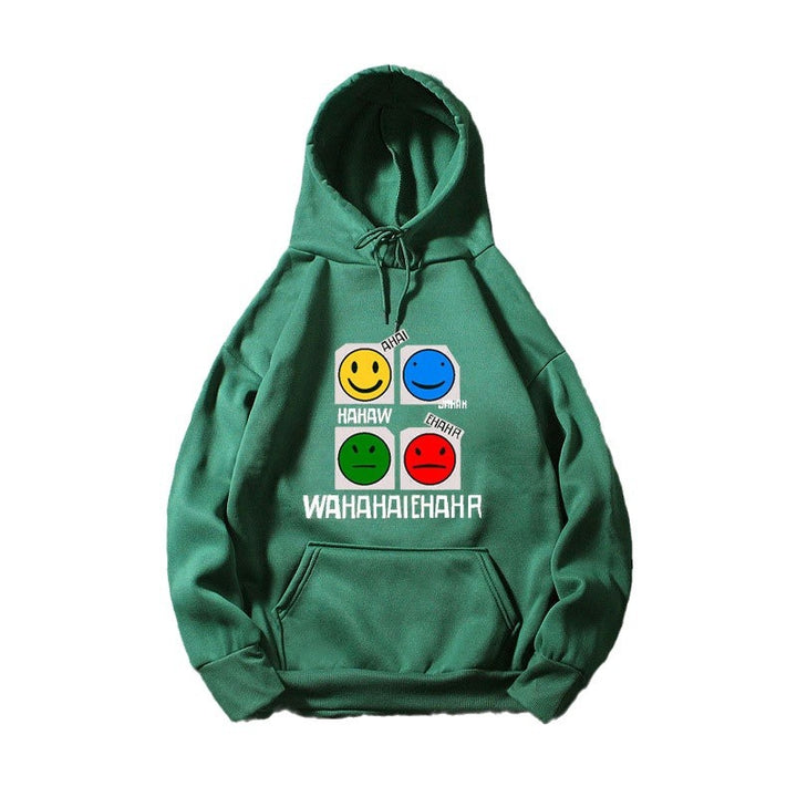 Women’s hoodie with cheerful emoji design Chic & Stil