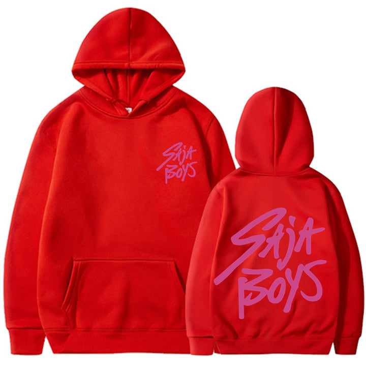 Women's hoodie with distinctive lettering and kangaroo pocket Chic & Stil