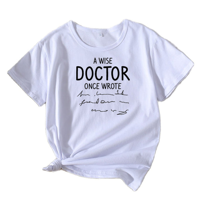 Ladies Short Sleeve T-shirt Citation Lune London