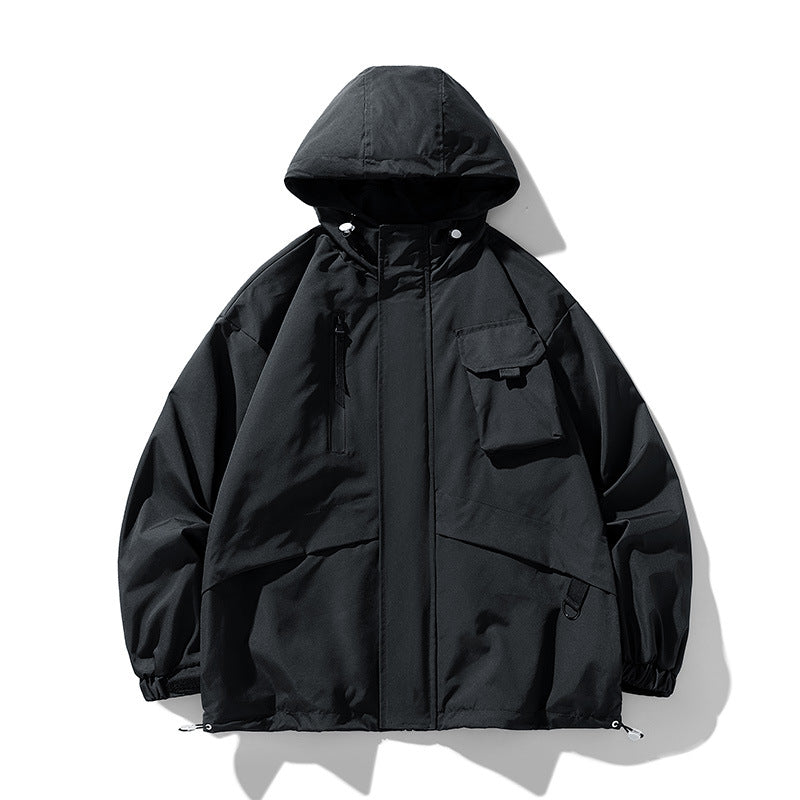 Men's waterproof outdoor jacket with versatile pockets Lune London