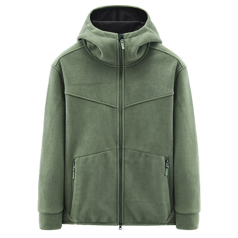 Men's fleece jacket with soft lining and practical pockets Lune London