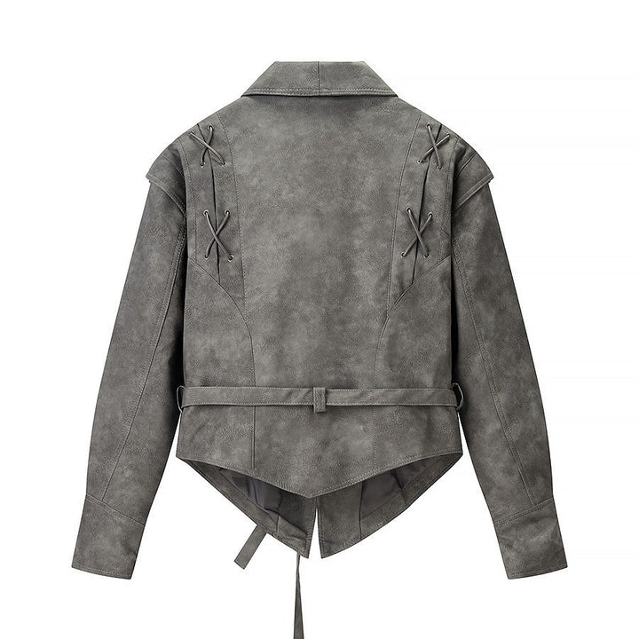 Veste courte élégante pour femmes avec détails de laçage décoratif Chic & Stil