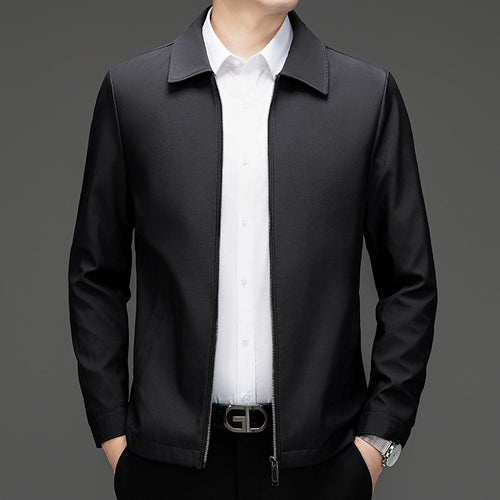 Casual transition jacket for men with modern zipper and practical pockets Lune London