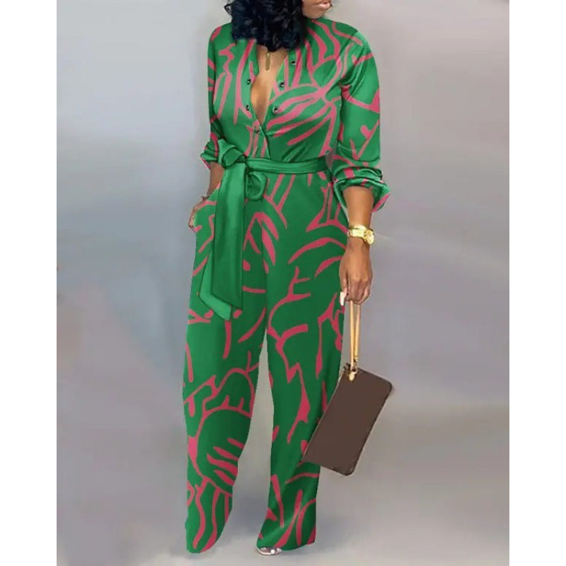 Women's Denim Jumpsuit with Fashionable Patchwork Design and Practical Pockets Lune London