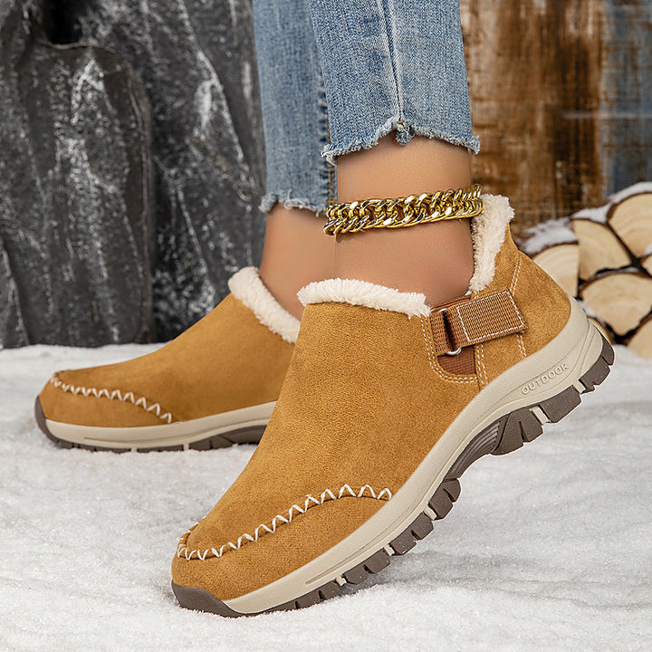 Women cozy slippers with non-slip sole and warm lining Lune London