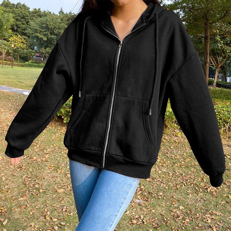 Women's oversized zip-up hoodie Lune London