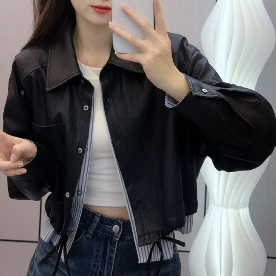 Femme veste courte décontractée et élégante Chic & Stil