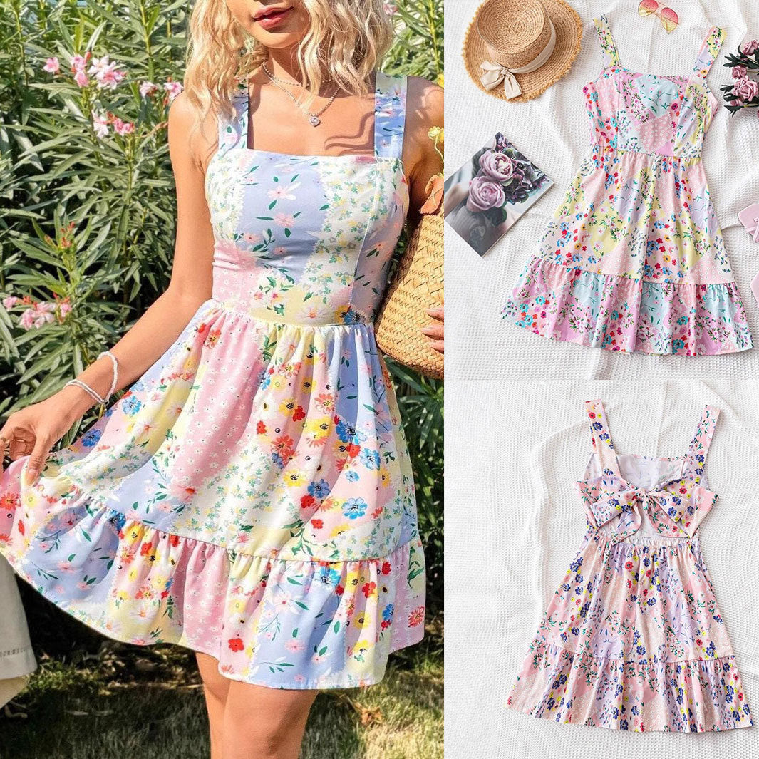 Lune London Floral Ruffled Summer Dress for Women