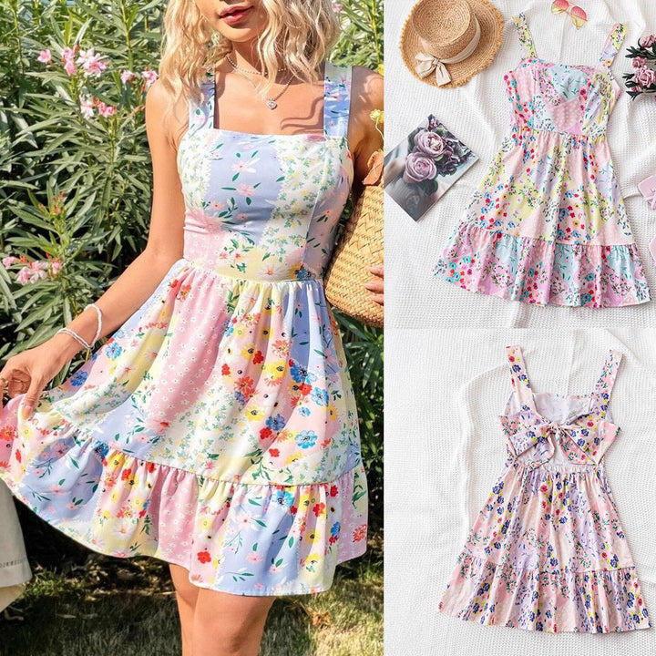 Lune London Floral Ruffled Summer Dress for Women