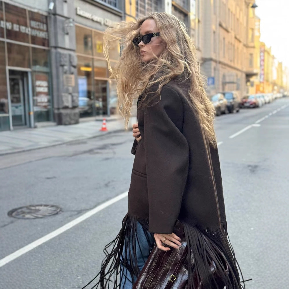 Chic and Style Fringe Shirt for Women