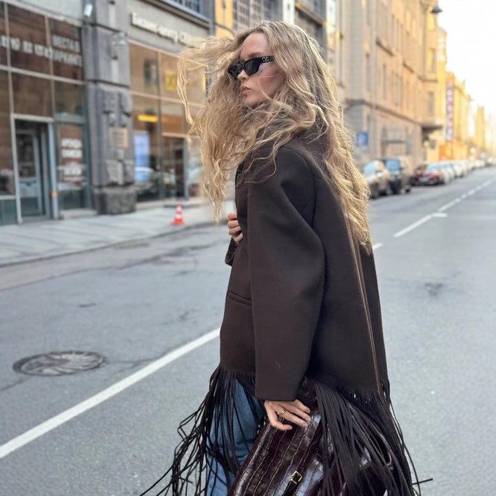Chic and Style Fringe Shirt for Women