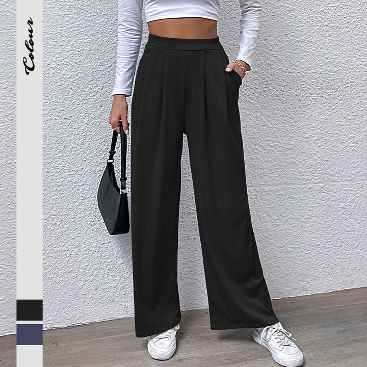 Women Pleated Wide Pants Lune London