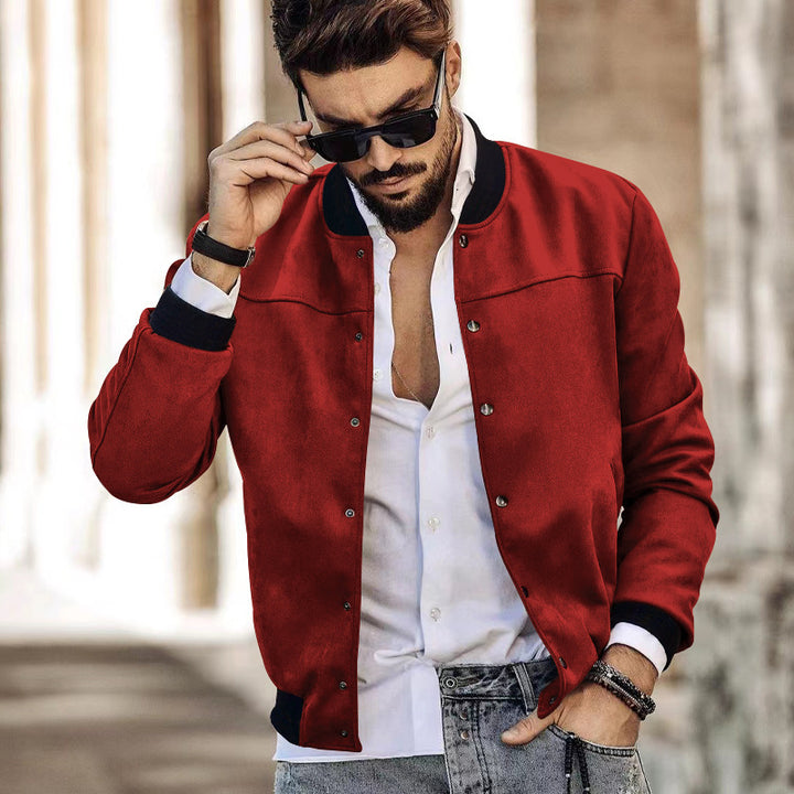 Sporty bomber jacket for men with practical zip pockets Lune London