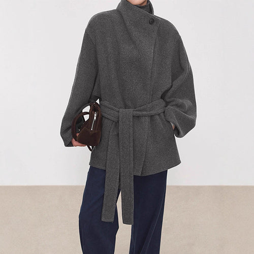 Veste en laine oversize pour femmes Chic & Stil
