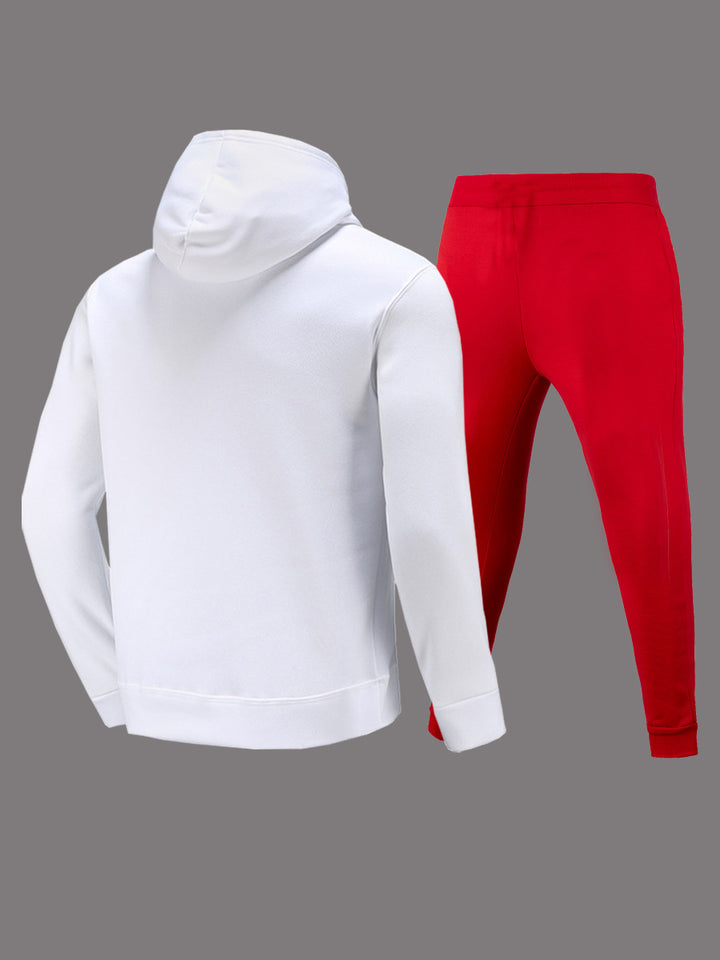Urban style women’s hoodie and jogger set with creative graphic print Lune London