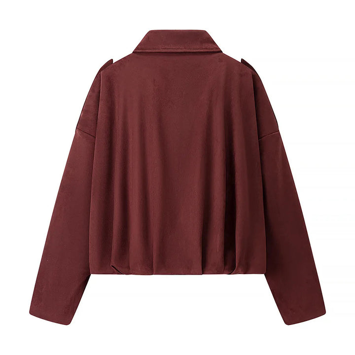 Trendy cropped jacket for women with comfortable cuffs and an elegant collar Lune London