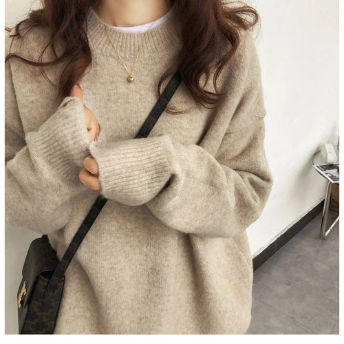 Women oversized comfortable sweater Chic und Style