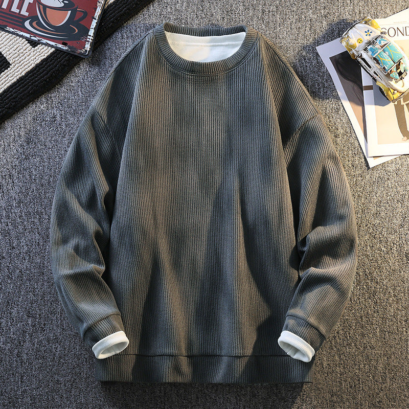 Women’s sweatshirt with ribbed texture and comfortable fit Lune London