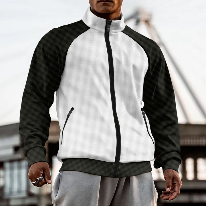 Men's sports jacket with functional pockets and high collar Lune London