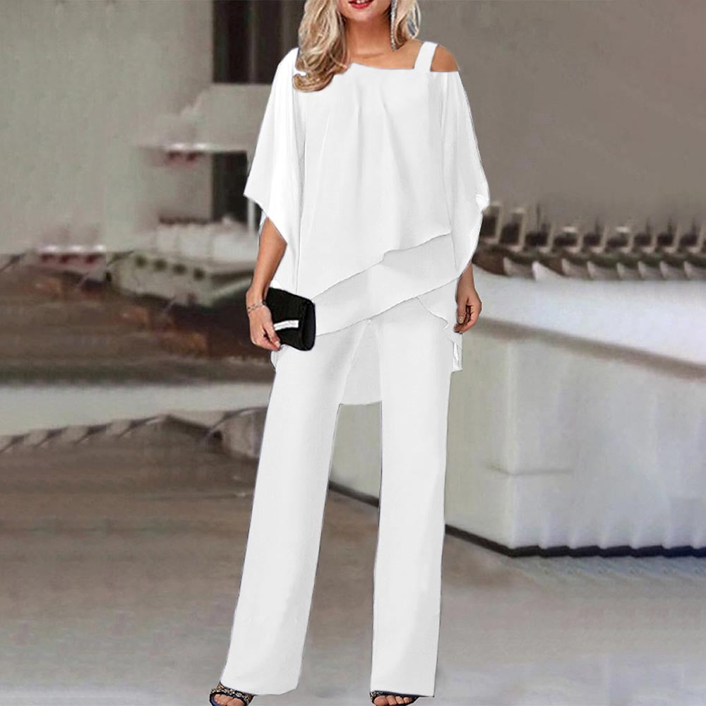 Ladies Chic and Elegant Ruffled Set