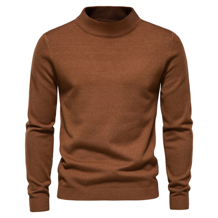 Men's Elegant Rollneck Sweater in High Quality Wool Lune London