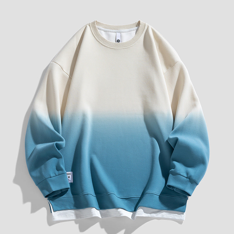 Lune London color gradient casual sweatshirt