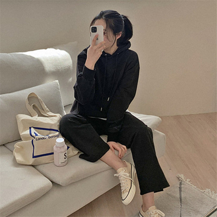 Ensemble de sweat à capuche décontracté pour femmes et pantalons de jogging Chic & Stil