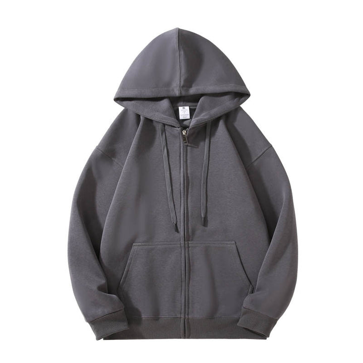 Comfortable women's hooded sweatshirt with full zip Lune London