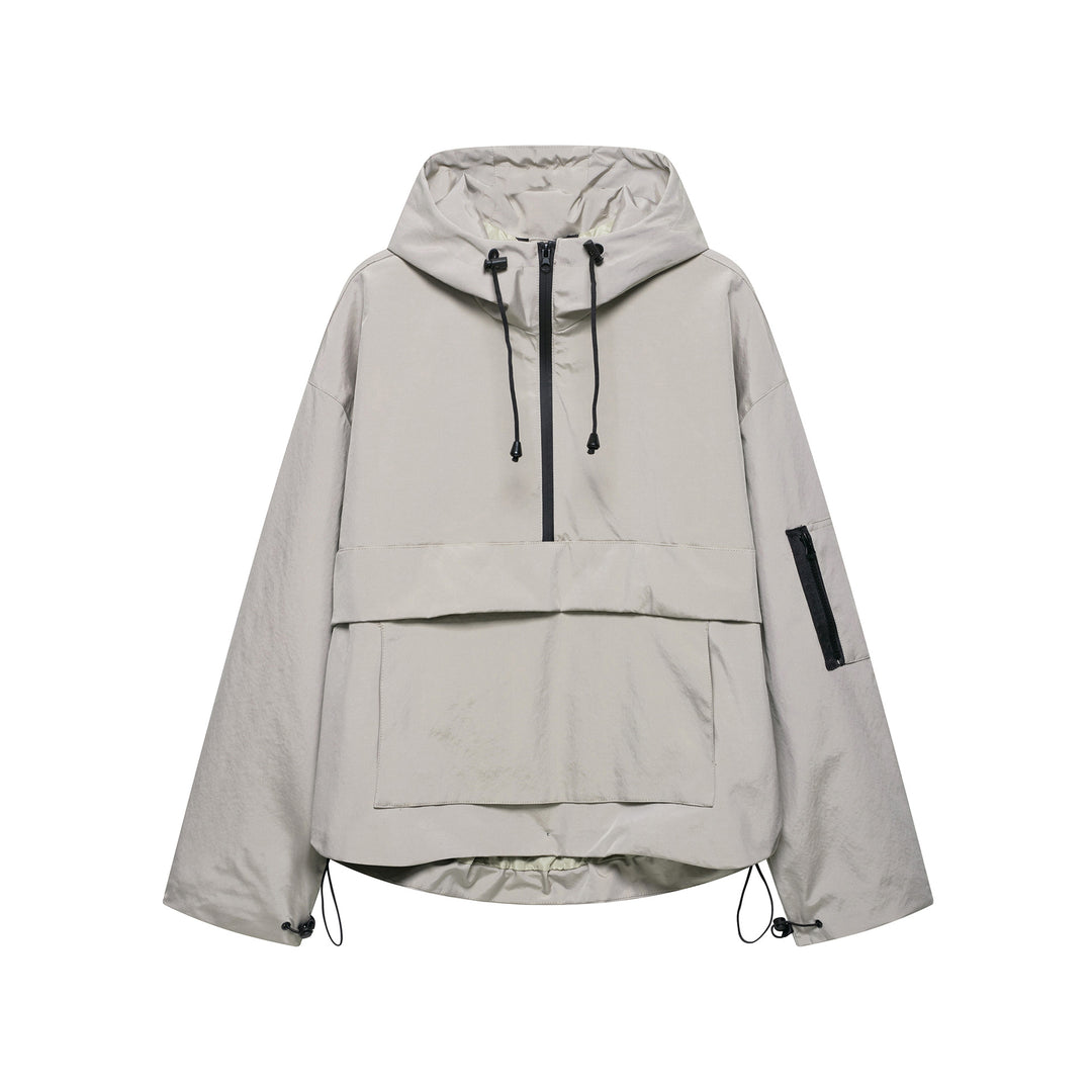 Functional jacket for women with practical pockets and adjustable waist Lune London