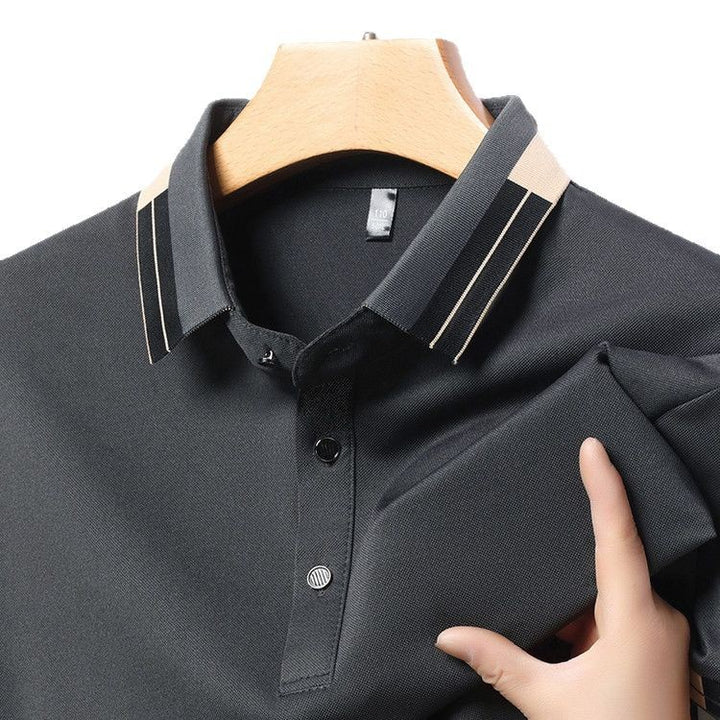 Elegant polo shirt for men with modern collar and stylish accents Lune London